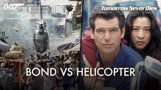 TOMORROW NEVER DIES | Bond vs helicopter