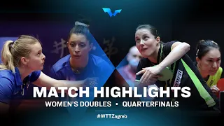 Hana Arapovic/Mateja Jeger vs Xiaona Shan/Sabine Winter | WD | WTT Contender Zagreb 2022 | (QF)