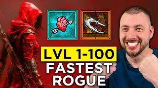 Season 4 Speedrun 1-100 Fastest Rogue in Diablo 4