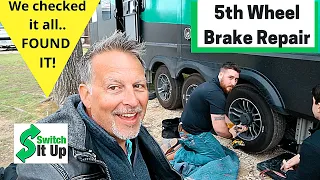 5th Wheel Trailer Brake Repair  (It was hard to find...)