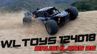 Wltoys 124018 Brushless 3S Paddle Tires :: Cheap Mini RC Car Sand Bash