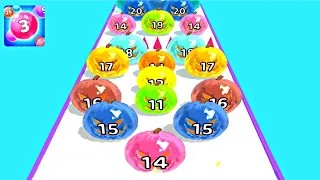 Marble Run 3D-Color Ball Race ! All Levels Gameplay (117-122) android, ios
