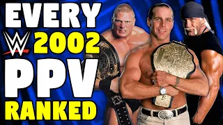 Every 2002 WWE PPV Ranked From WORST To BEST