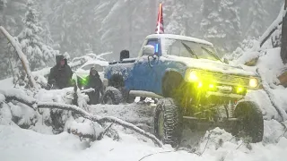 Snow Wheeling turned into stuck fest