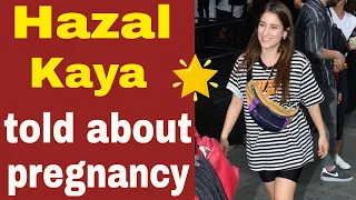 Hazal Kaya made a statement about pregnancy