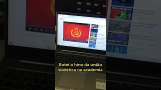 Botei hino da união soviética na academia #shorts #academia #socialismo #comunismo #lula #bolsonaro