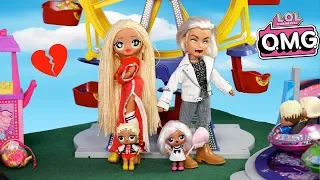 LOL OMG Doll Family First Boyfriend Breakup at The Barbie Fair