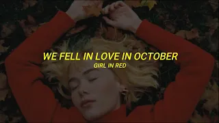 girl in red - we fell in love in october | Sub Español / Lyrics 1 HOUR