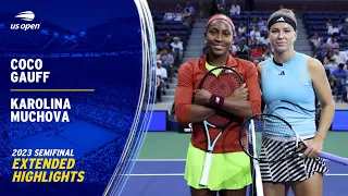 Coco Gauff vs. Karolina Muchova Extended Highlights | 2023 US Open Semifinal