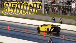 Underground Racing goes Unbelievable Speeds at TX2K | 3,000 HP Huracan STO! | MKESPEED | 4K