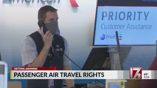 Passenger air travel rights