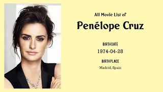 Penélope Cruz Movies list Penélope Cruz| Filmography of Penélope Cruz