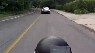 Car Driving Wrong Way Almost Hit Me. Revi Bike Cheetah Ebike