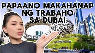 PAPANO MAGHANAP NG TRABAHO SA DUBAI | My story