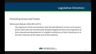 House Higher Education Finance and Policy Committee 1/19/21