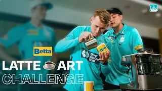 Is Marnus Labuschagne good at making coffees? | Latte Art Challenge ☕️