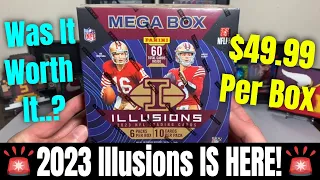 **🚨2023 ILLUSIONS FOOTBALL IS HERE!🚨** Was The $50 Illusions Football Mega Box Worth The Cost?!