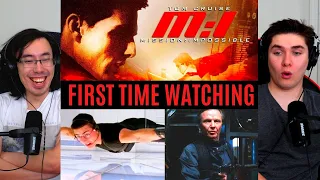REACTING to *Mission Impossible (1996)* SO ICONIC!! (First Time Watching) Action Movies