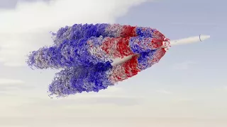 Supercomputer Simulation of NASA's Orion Launch Abort Vehicle