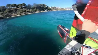 Windfoil vs Windsurf : match test