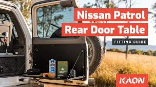 DIY Installation of a Rear Door Table to the Nissan Patrol Y61 GU