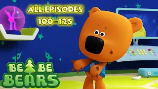 Be Be Bears 🐻🐨 All new episodes in a row 100-125 ⭐ Cartoons Collection 💙 Moolt Kids Toons Happy Bear