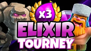 Triple Elixir Global Tournament | Best Decks To Use | Easy To Use & Get 20 Wins |