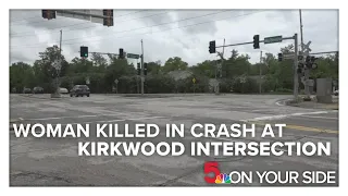 Woman killed in crash at busy Kirkwood intersection over the weekend