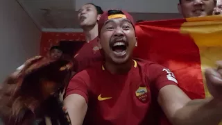 FANS REACTION (from Bali) - Last minutes on ROMA VS BARCA 3-0 Epic Comeback!!