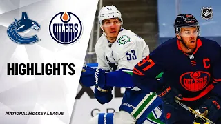 Canucks @ Oilers 1/13/21 | NHL Highlights