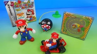 2002 NINTENDO SUPER MARIO WORLD SET OF 5 WENDY'S FULL COLLECTION VIDEO REVIEW