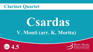 Csárdás (Czardas) - Clarinet Quartet by Vittorio Monti (arr. Kazuhiro Morita)