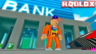 Угнали ПОЛИЦЕЙСКИЙ ВЕРТОЛЕТ и Проникли в БАНК в ROBLOX MADCITY - Играем в Роблокс