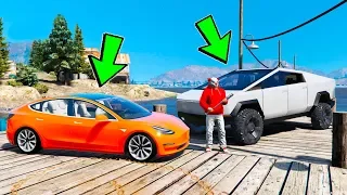 ОФИГЕТЬ 100% УДАЧА! УГНАЛ ЗА 180 СЕКУНД СРАЗУ ДВЕ ЧИТЕРСКИХ TESLA! БИТВА ВОРОВ ПЕРЕЗАГРУЗКА В ГТА 5