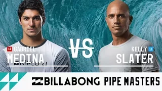 Gabriel Medina vs. Kelly Slater - Round Five, Heat 3 - Billabong Pipe Masters 2017