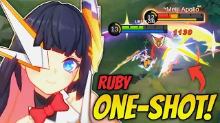 INSTANT KILL ENEMY BEFORE THEY CAN MOVE!🔥RUBY BEST BUILD 2023