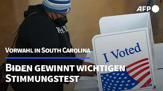 US-Vorwahlen: Biden gewinnt wichtigen Stimmungstest in South Carolina | AFP