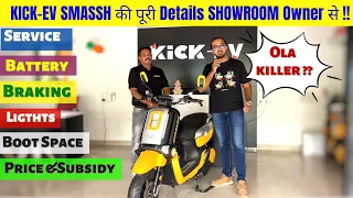 KICK EV Smassh Unleashed! Everything - Specs, Price, Servicing, Warranty, Imported Parts 🔥🛵 @kickev