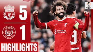 HIGHLIGHTS: Liverpool 5-1 Toulouse | First Endo goal, Jota goes solo & another Salah record!