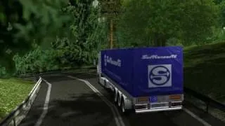 Euro Truck Simulator 2008 EUmap13 Load to Lyon part2