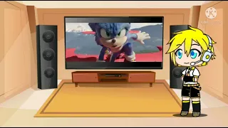 Gacha Reacts : Len React to Sonic Movie 2 Trailer (made by me)