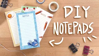 DIY Notepads | Very easy + Printable Patterns!