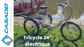 GÉRALD SERVICES 88 - Tricycle pour adulte CASADEI e-TR 24"
