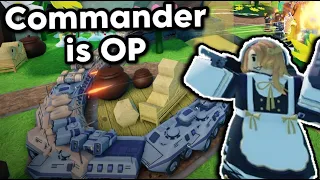 Can we win with Commander only? | Tower Defense Simulator