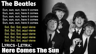 The Beatles - Here Comes The Sun (Lyrics English-Spanish) (Inglés-Español)