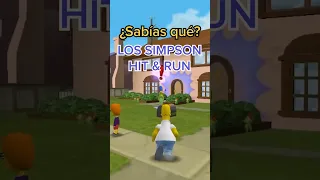 ¿Sabías qué? En LOS SIMPSON HIT & RUN… #shorts