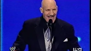 WWE Hall Of Fame 2013 Arnold Schwarzenegger inducts WWE Legend Bruno Sammartino part 3