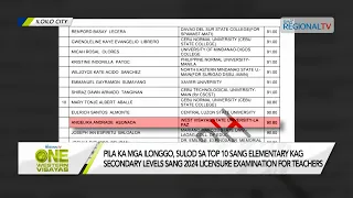 One Western Visayas: Pila ka mga Ilonggo sulod sa top 10 sang 2024 Licensure Exam for Teachers