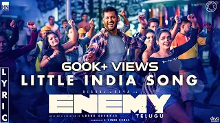 Little India - Lyric Video | Enemy (Telugu) | Vishal,Arya | Anand Shankar | Vinod Kumar | Thaman S