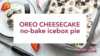 Oreo Cheesecake No-Bake Ice Box Pie